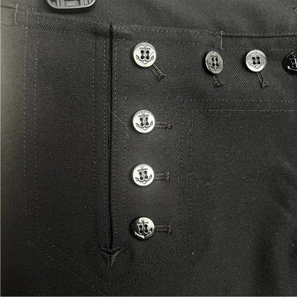 NWT Women’s U.S. Navy Pants 100% Wool Sailor Deep Blue SZ 10JP Military - Picture 5 of 11